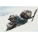 (image for) Pushing through the snow (closeup)